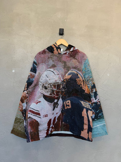 Ohio vs Michigan Jacquard Hoodie