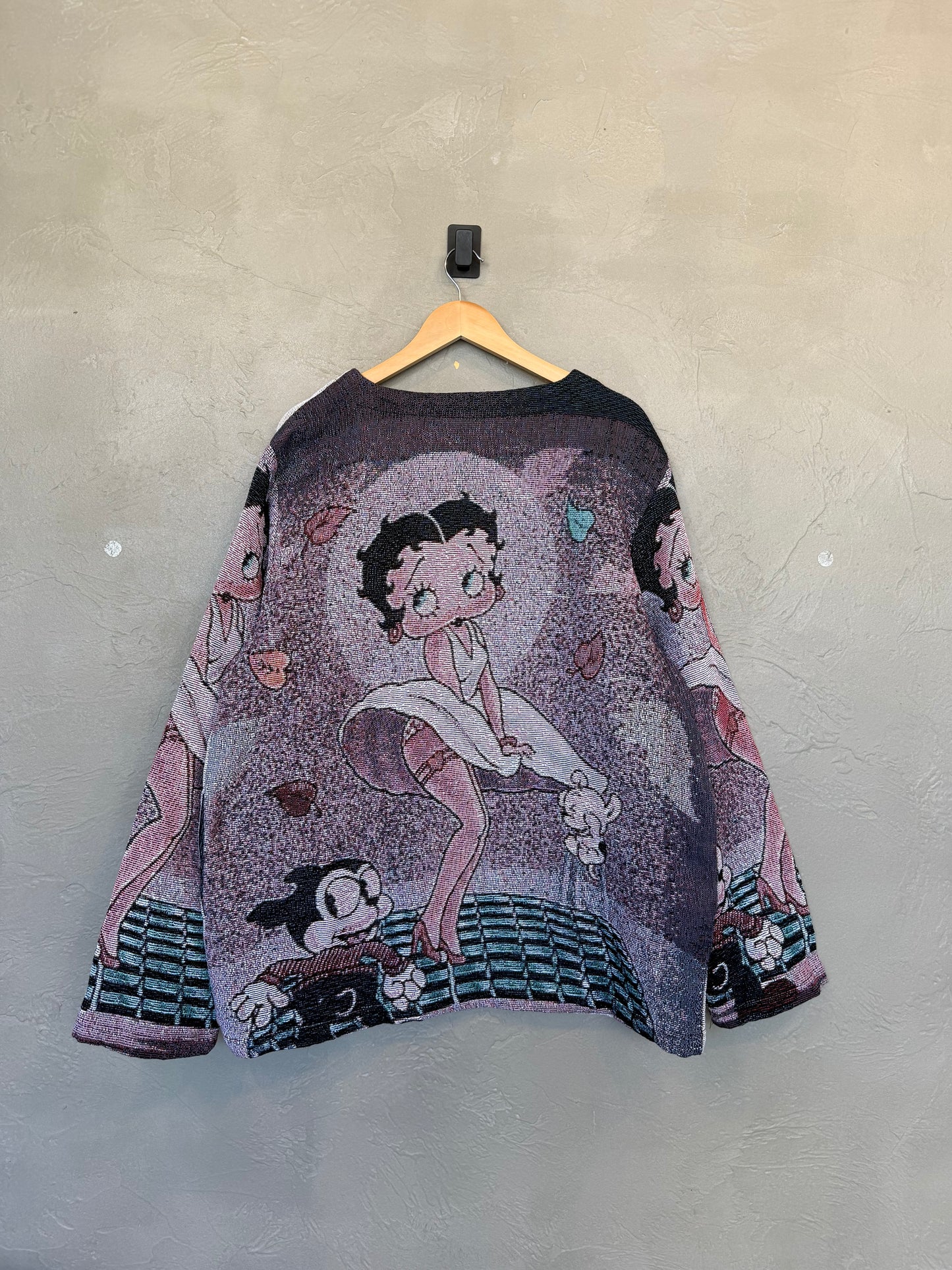 Betty Boop Jacquard Sweatshirt