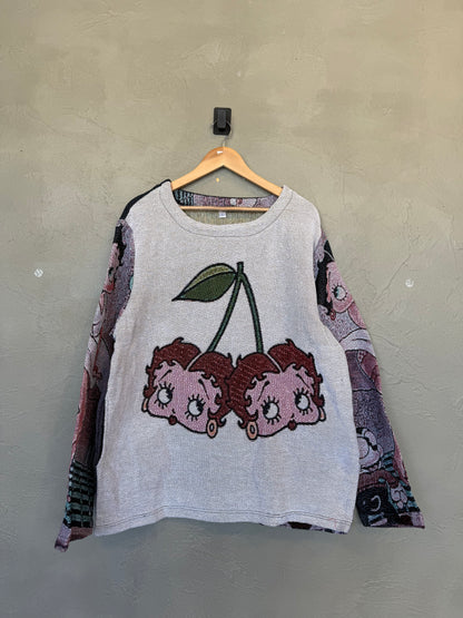 Betty Boop Jacquard Sweatshirt